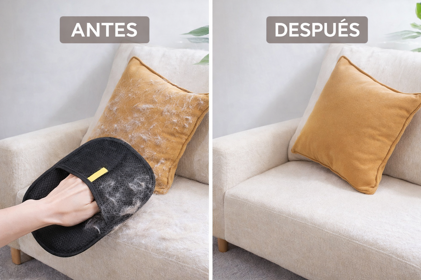 Guante elimina pelo mascotas