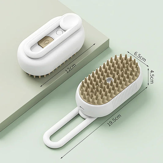Cepillo vapor de mascotas 3 en 1